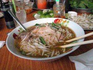 Pho Hoa Pasteur Saigon bowl of pho bo Pho Hoa Pasteur Saigon bowl of pho bo